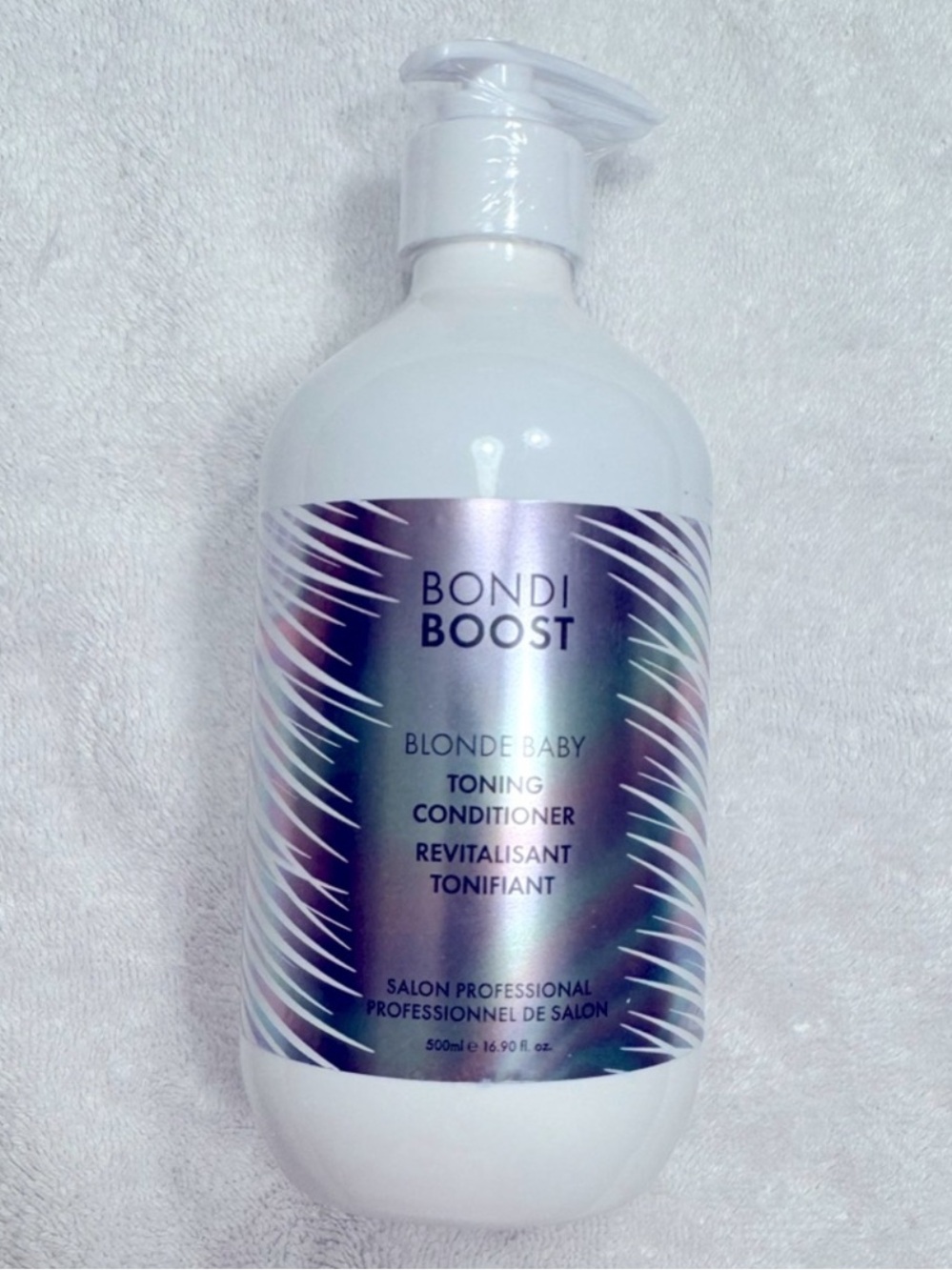 BondiBoost Blonde Baby TONING PURPLE CONDITIONER 500ml BRAND NEW/SEALED - Picture 5 of 6
